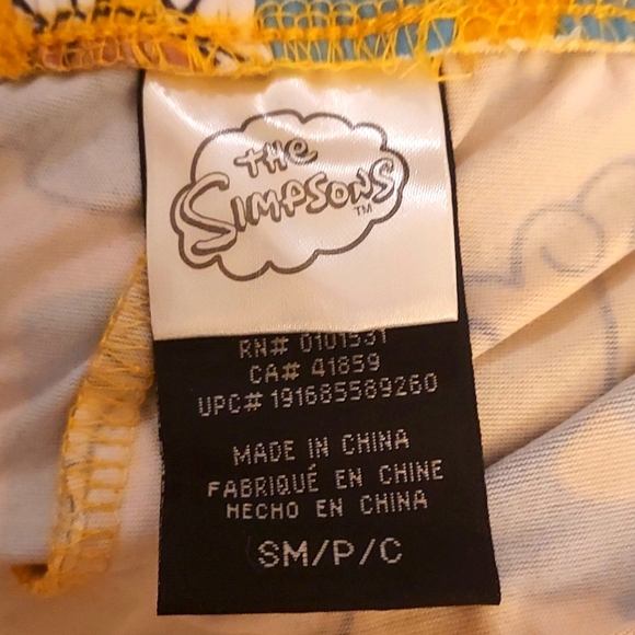 NWOT Homer The Simpsons mens pajama pants new - Picture 2 of 4